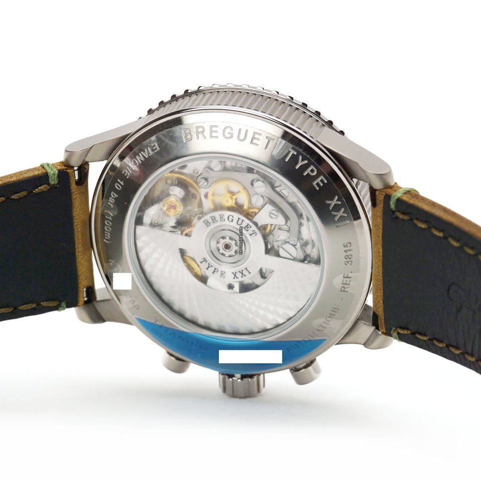 Breguet Type XX - XXI - XXII Mens watch Unisex Automatic Titanium 3815TI HM 3ZU 5