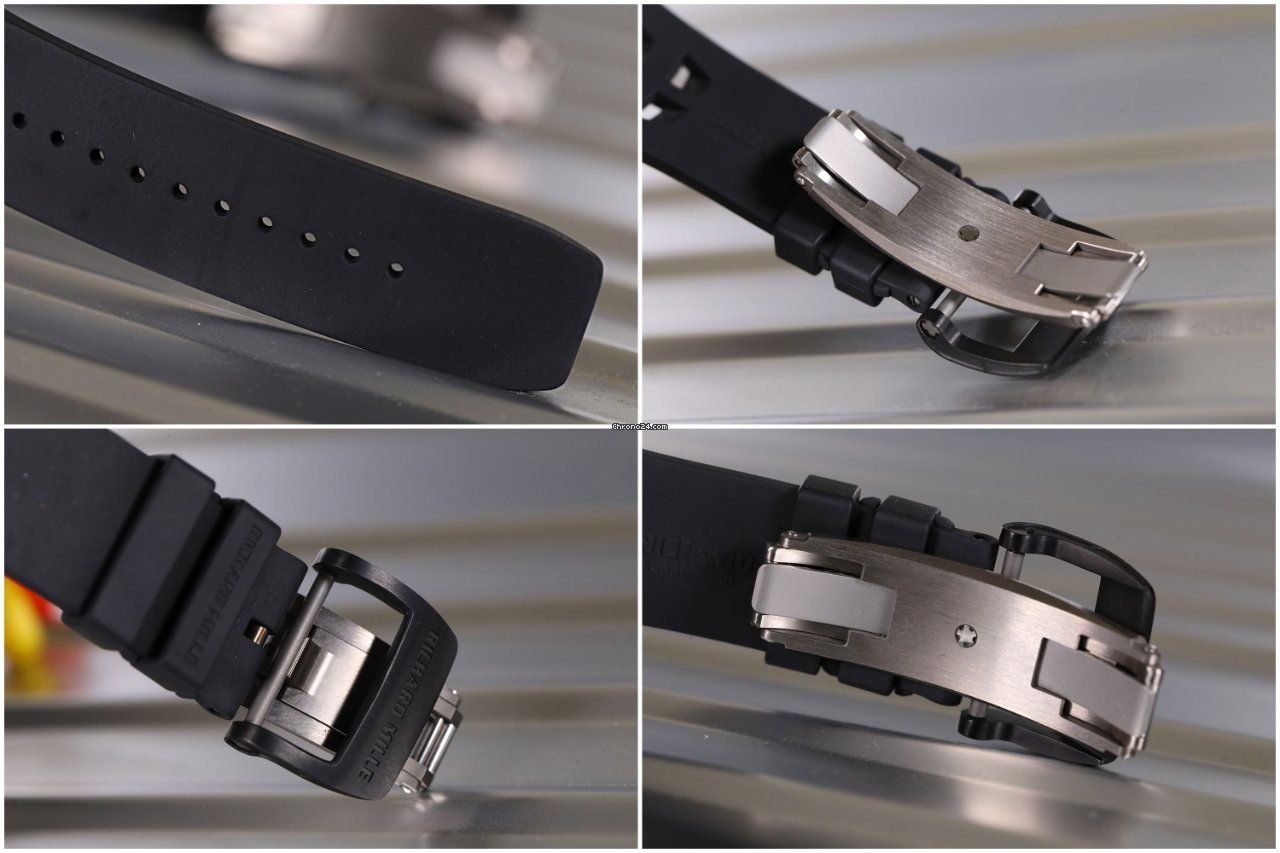 Richard Mille RM 011 Mens watch Unisex Automatic Titanium Richard Mille RM11-03 CARBON NTPT 5