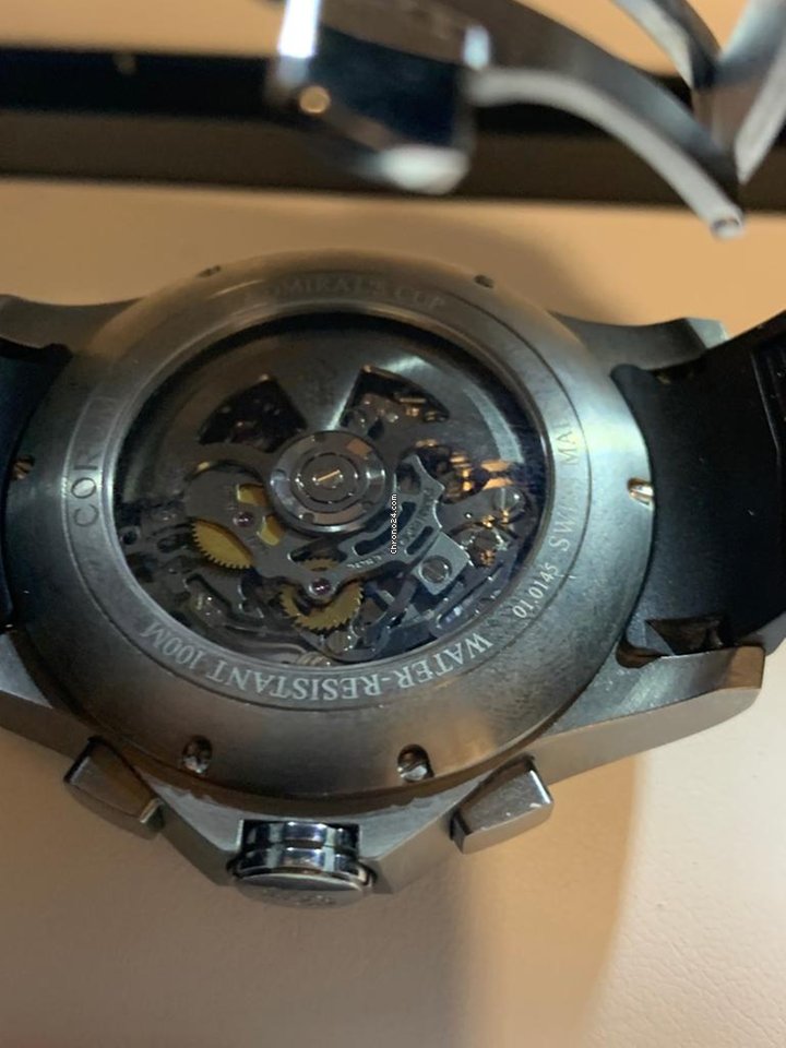 Corum Admirals Cup Mens watch Unisex Automatic Titanium 404.100.04 F371 AN10 5