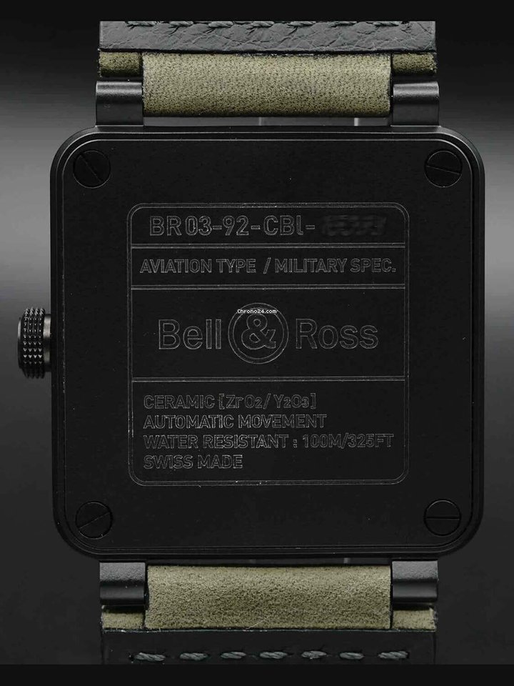 Bell & Ross BR 03-92 Ceramic Mens watch Unisex Automatic Ceramic BR0392-BL3-CE SCA 5