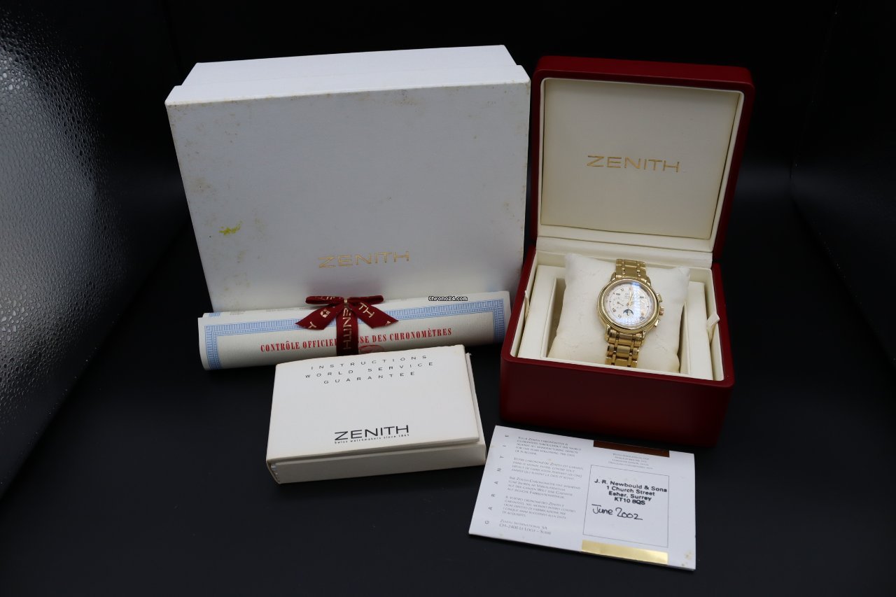 Zenith El Primero Chronomaster Mens watch Unisex Automatic Yellow gold 60.0240.410 5