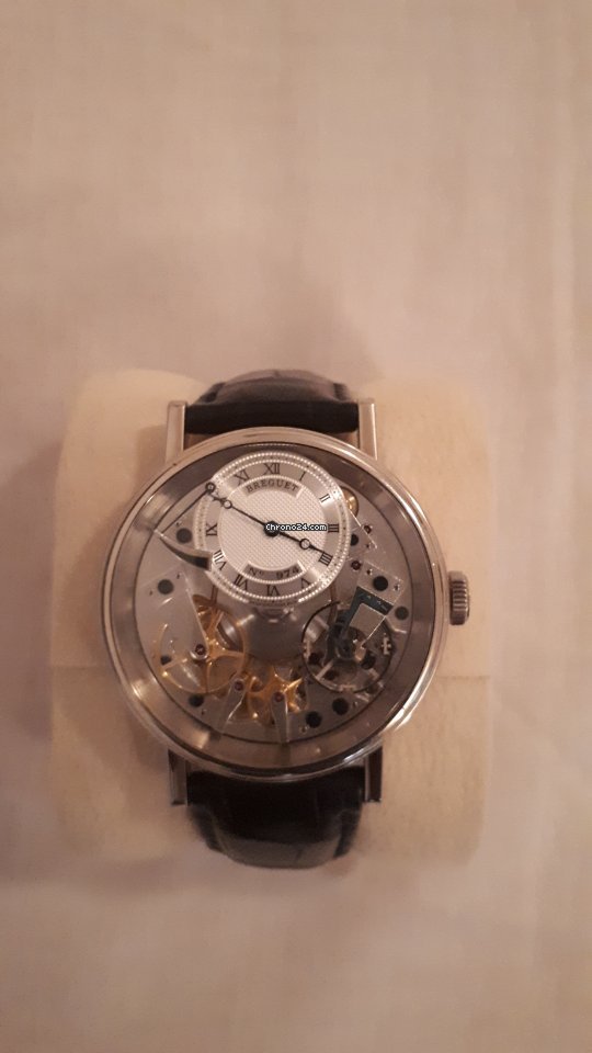 Breguet Tradition Mens watch Unisex Manual winding White gold 7057BB 11 9W6 5