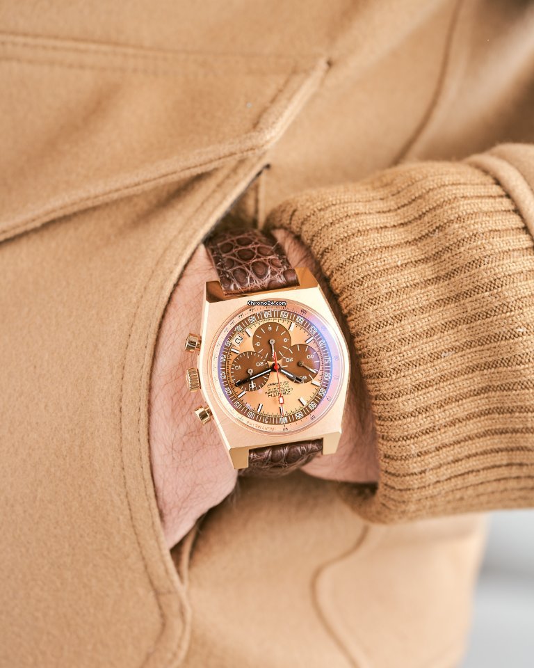 Zenith El Primero New Vintage 1969 Mens watch Unisex Automatic Rose gold 18.1969.469 5