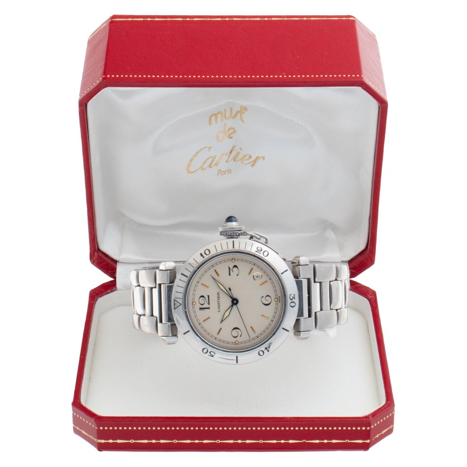 Cartier Pasha Mens watch Unisex Automatic Steel W3104H3 5