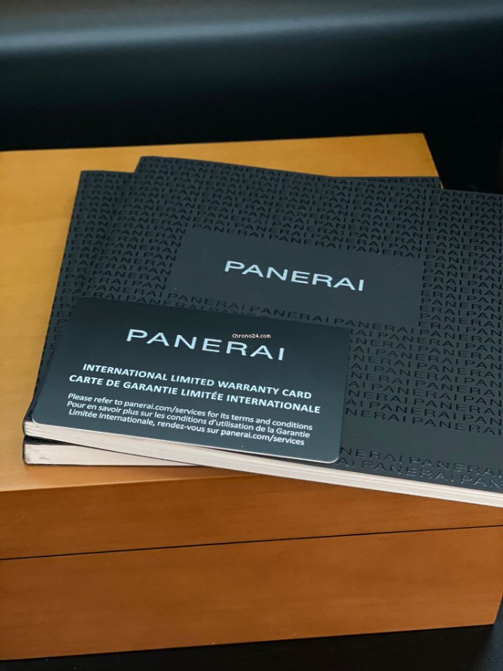 Panerai Luminor 1950 8 Days GMT Mens watch Unisex Manual winding Titanium PAM 00656 5