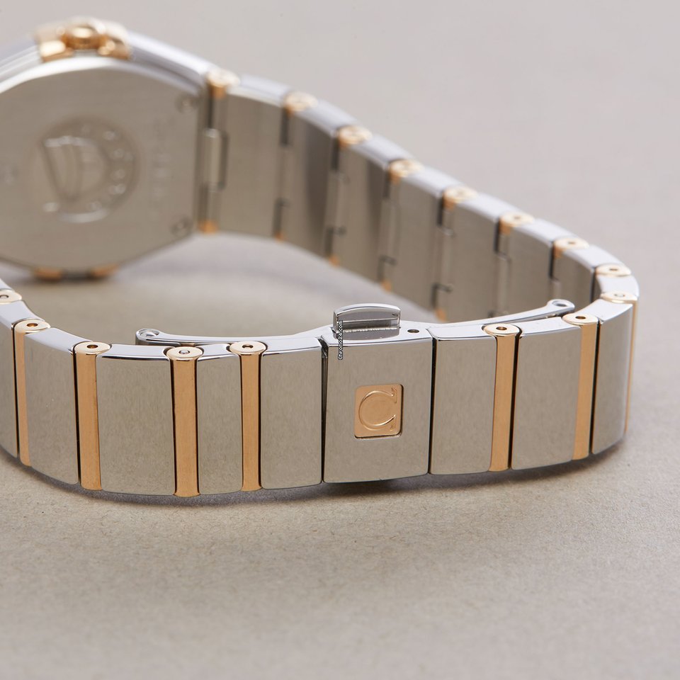 Omega Constellation Quartz Womens watch Quartz Gold Steel 123.20.24.60.05.002 5