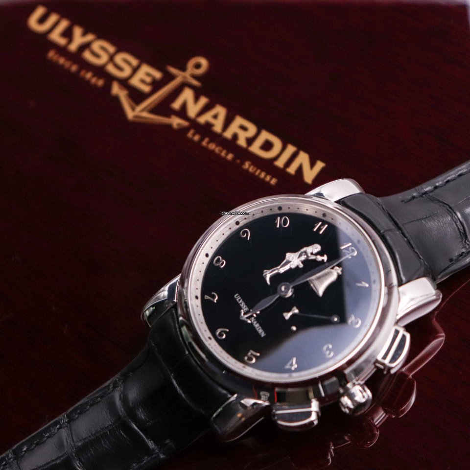 Ulysse Nardin Hourstriker Mens watch Unisex Manual winding Platinum 6109-103 E2 5