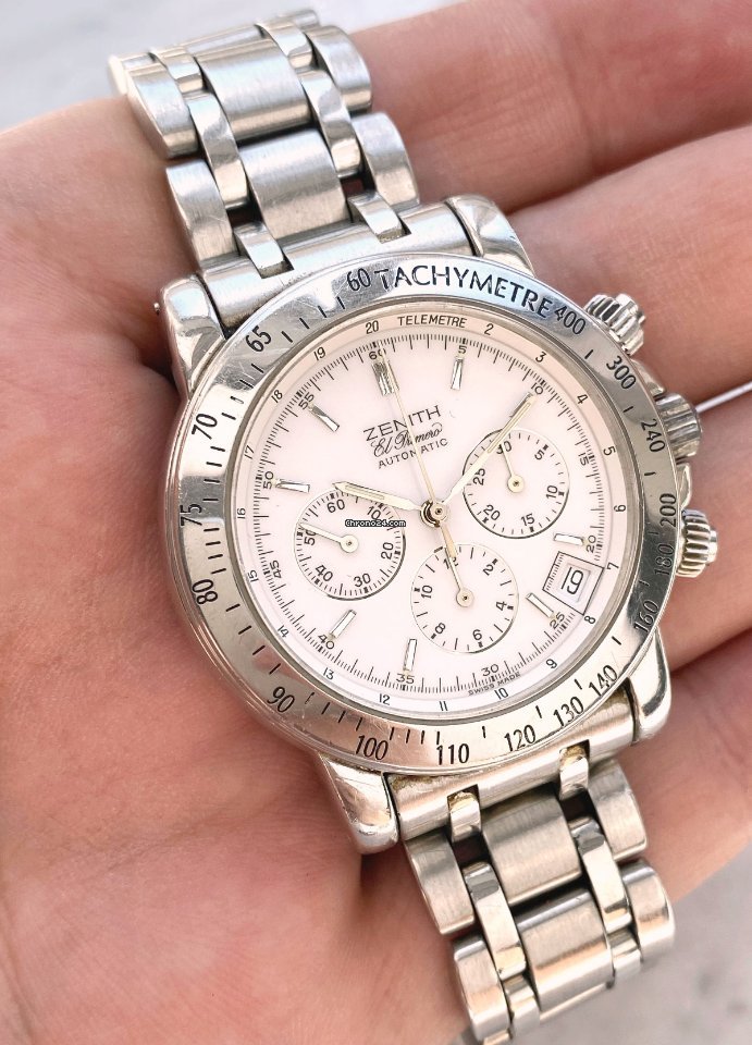 Zenith El Primero Chronograph Mens watch Unisex Automatic Steel 01-0460-400 5