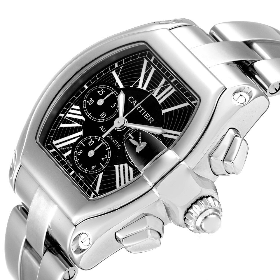 Cartier Roadster Mens watch Unisex Automatic Steel W62020X6 5