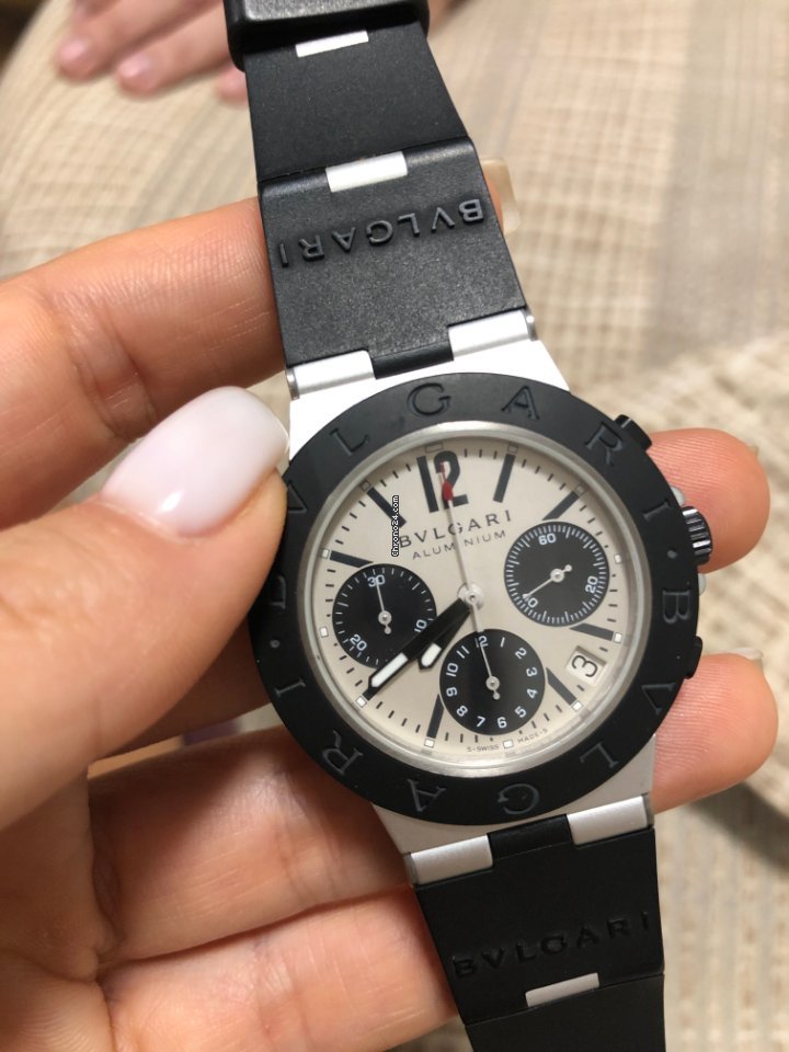 Bulgari Diagono Mens watch Unisex Automatic Aluminum AC 38 TA 5