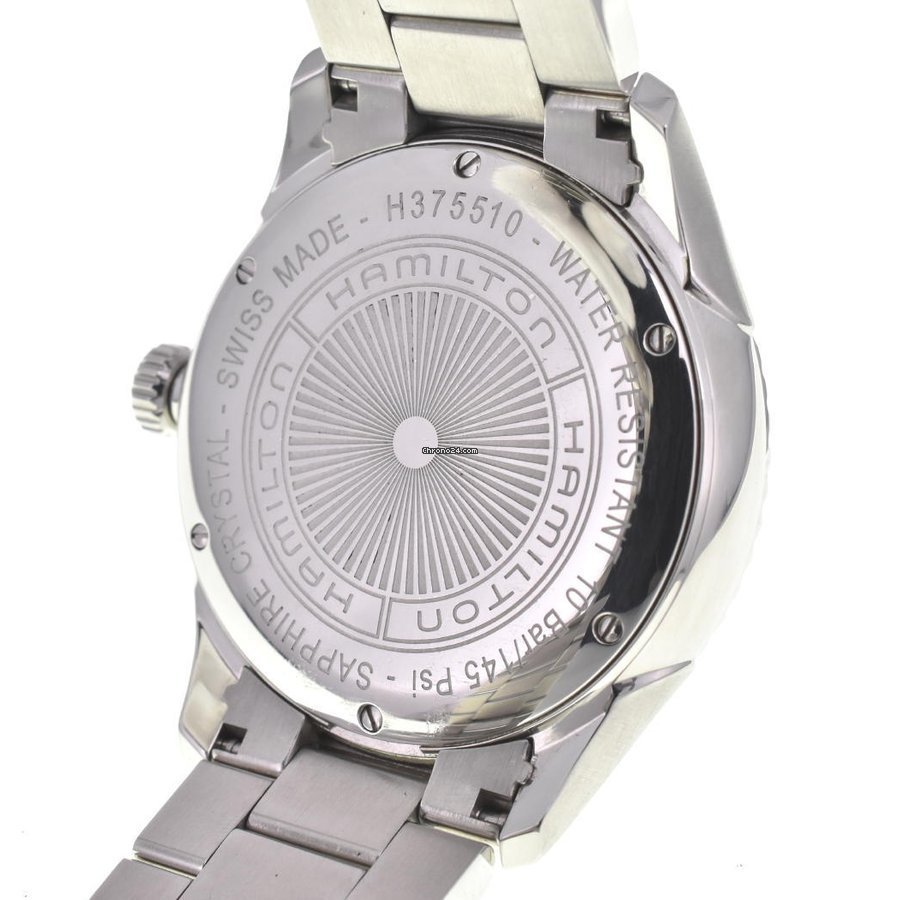 Hamilton Jazzmaster Seaview Mens watch Unisex Quartz Steel H375510 5