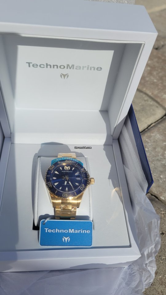 Technomarine Mens watch Unisex Automatic Gold Steel TM-219083 5
