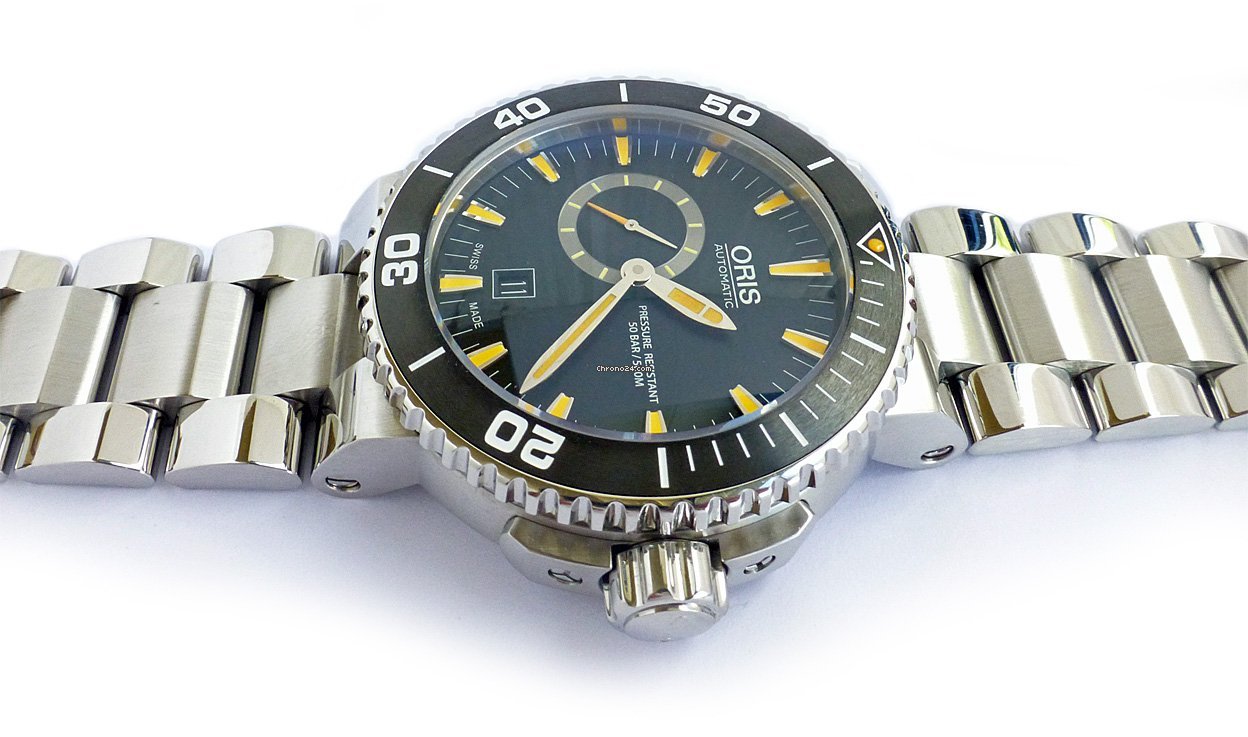 Oris Aquis Small Second Mens watch Unisex Automatic Steel 01 743 7733 4159-07 8 24 05PEB 5