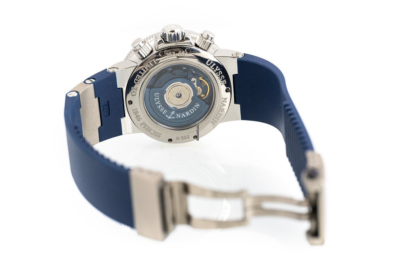 Ulysse Nardin Blue Seal Mens watch Unisex Automatic Steel 353-68LE-3 5