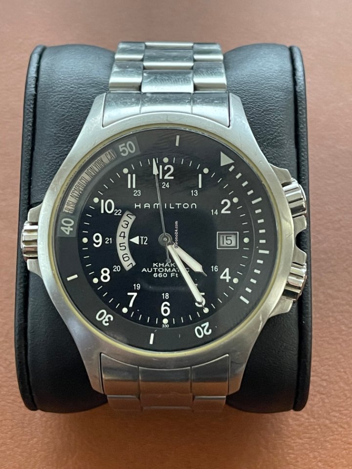 Hamilton Khaki Navy Mens watch Unisex Automatic Steel H77615133 5