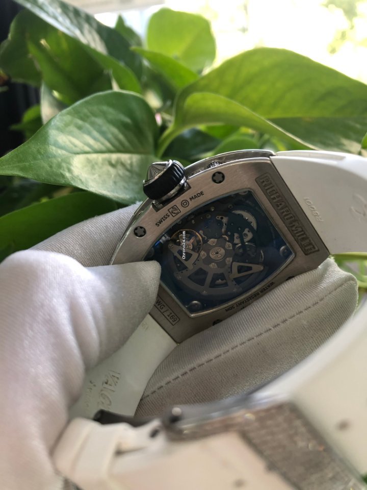 Richard Mille Mens watch Unisex Automatic White gold RM 023 5