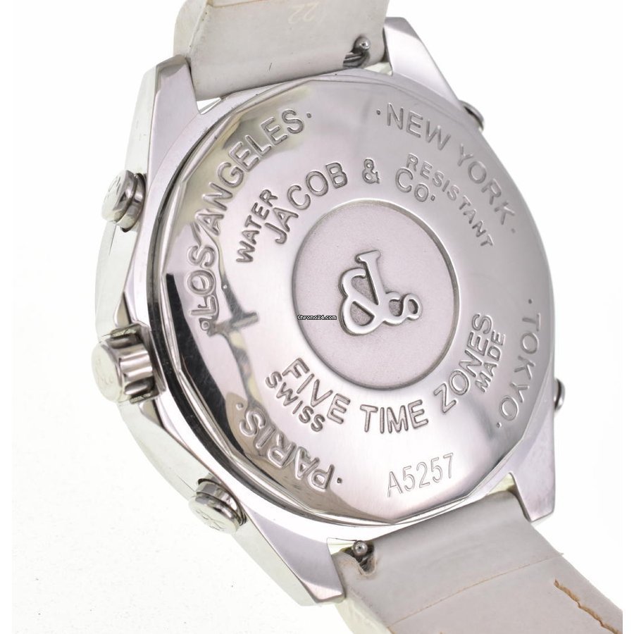 Jacob & Co. Mens watch Unisex Quartz Steel JC-SKULLD 5