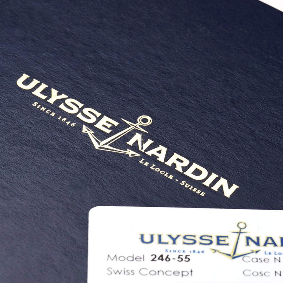 Ulysse Nardin Dual Time Mens watch Unisex Automatic Rose gold 246-55 32 5