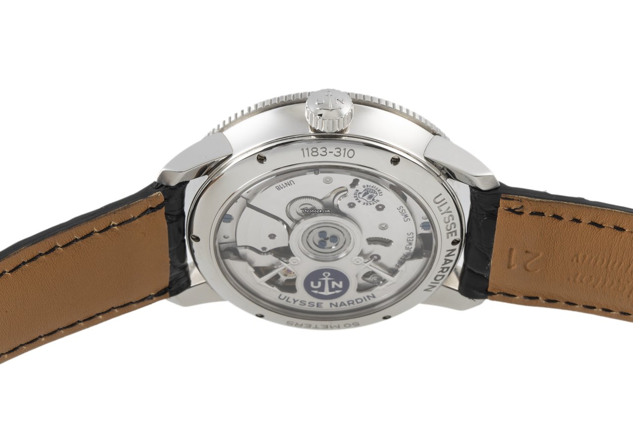 Ulysse Nardin Marine Torpilleur Mens watch Unisex Automatic Steel 1183-310 5
