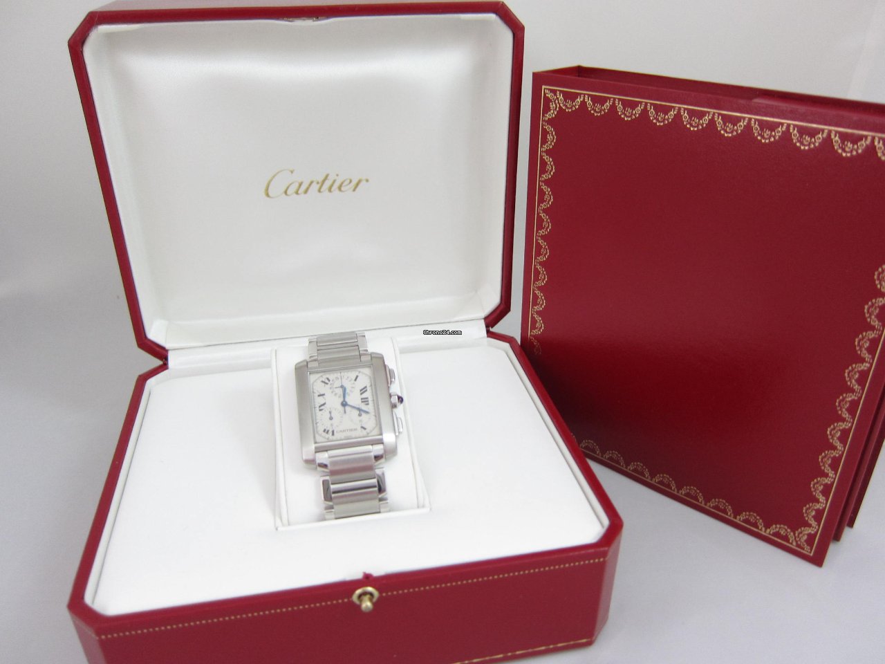 Cartier Tank Francaise Mens watch Unisex Quartz Steel Ref.Nr.2303 5