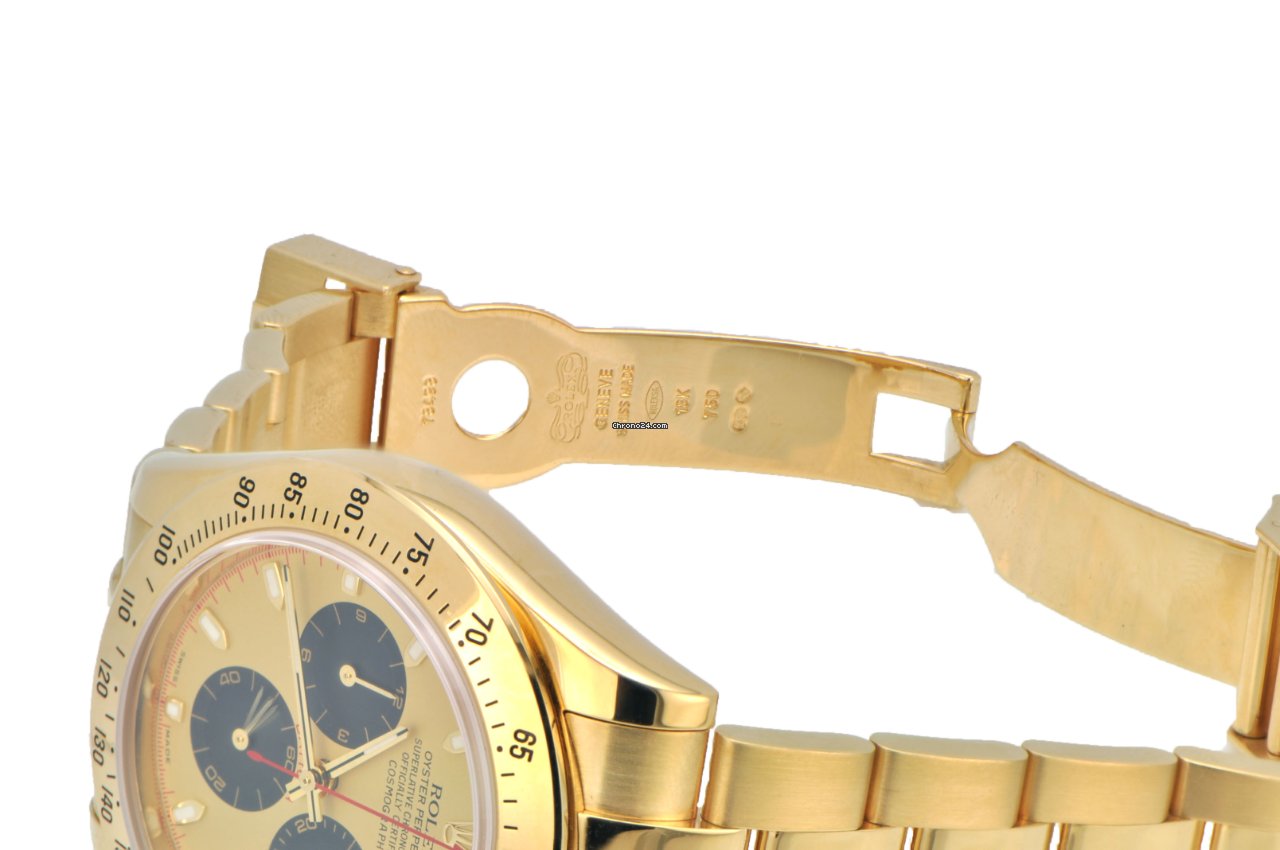 Rolex Daytona Mens watch Unisex Yellow gold Automatic 116528 pn 5