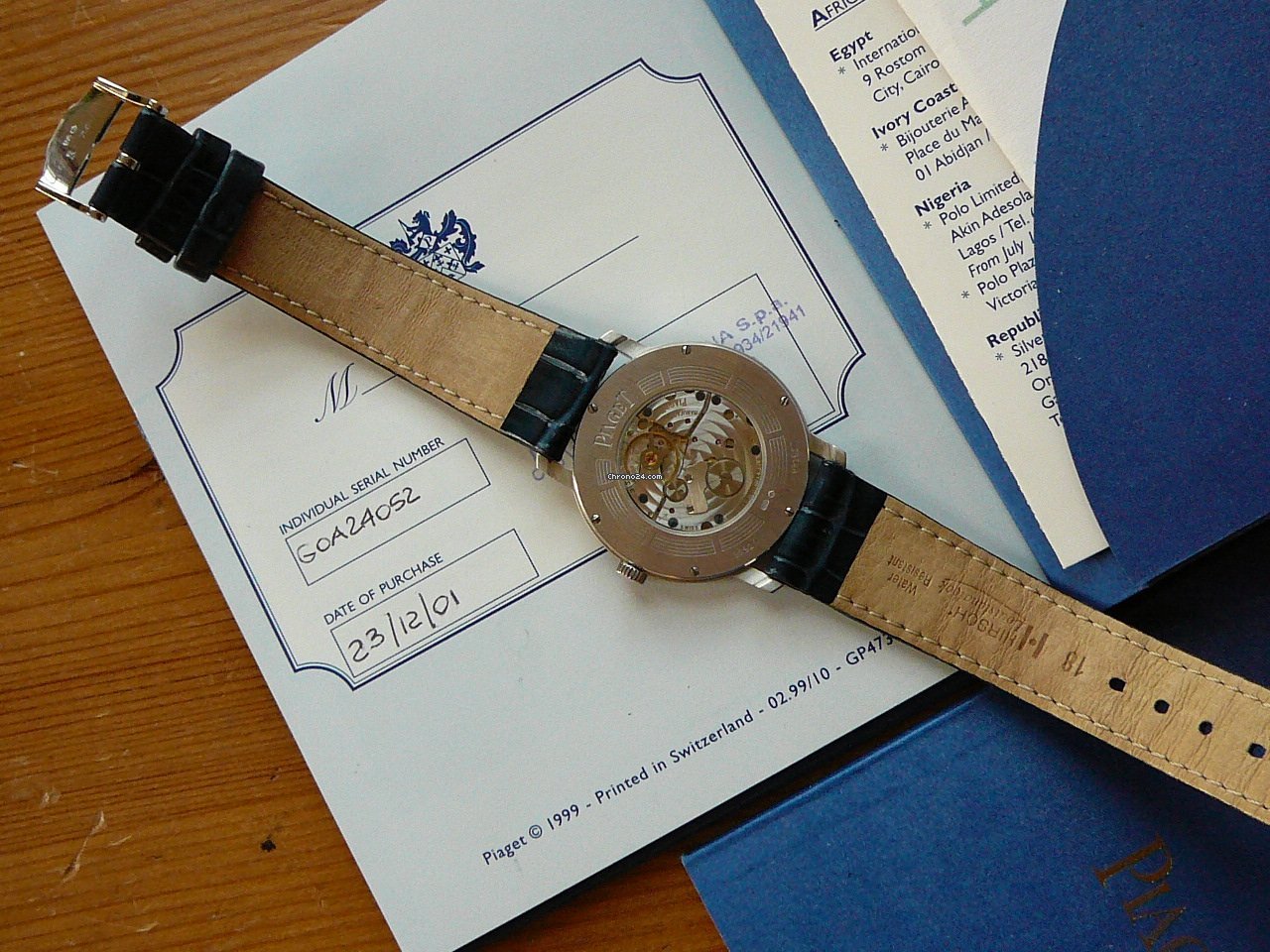Piaget Altiplano Mens watch Unisex Manual winding White gold GAO24052 5
