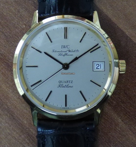 IWC Mens watch Unisex Quartz Yellow gold 3306 5