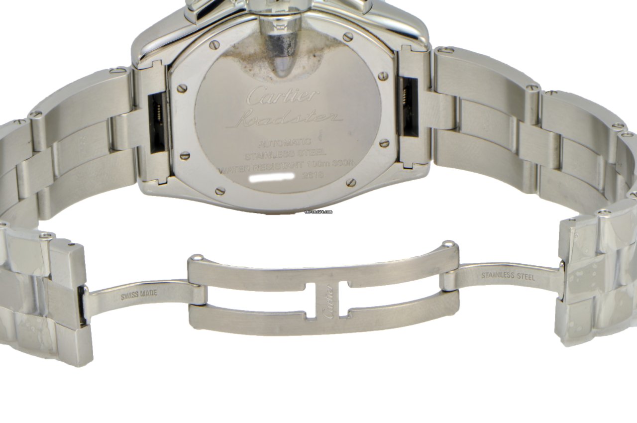 Cartier Roadster Mens watch Unisex Automatic Steel 2618 - W62019X6 5