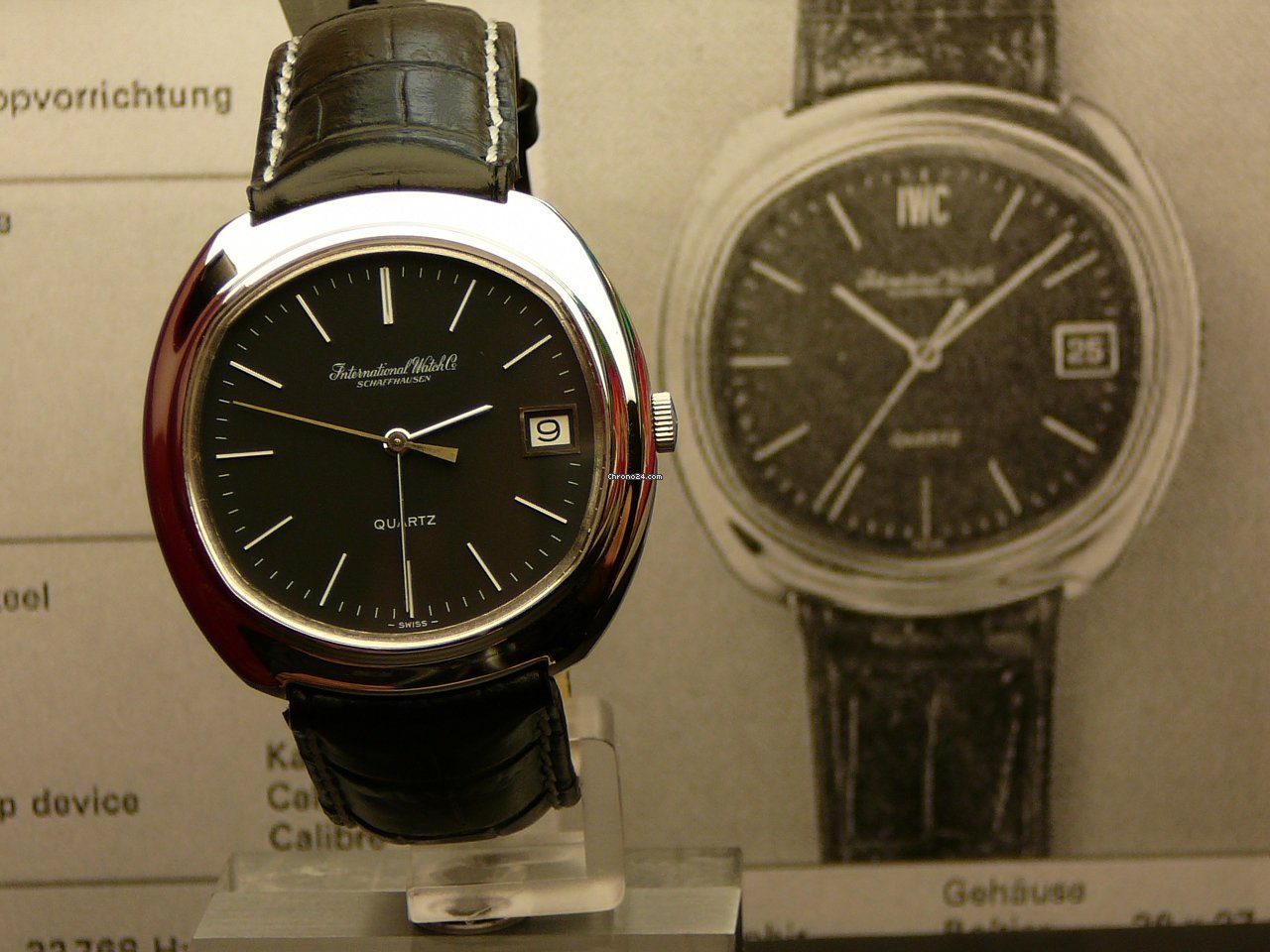 IWC Mens watch Unisex Quartz Steel 3072 5