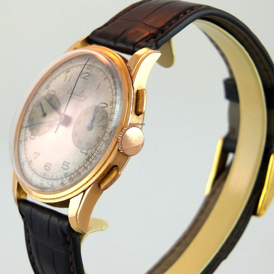 Breitling Mens watch Unisex Manual winding Rose gold 782 5