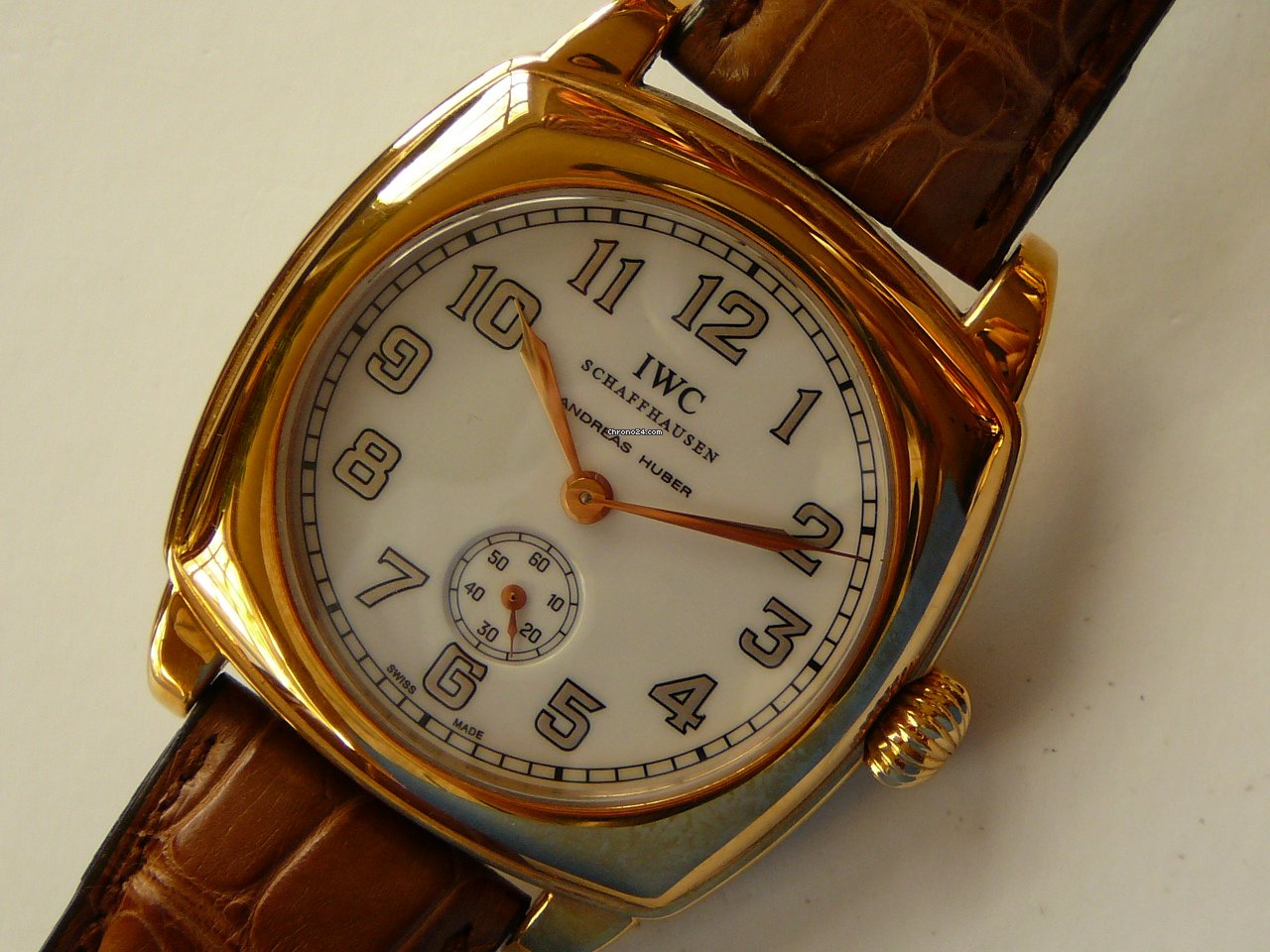 IWC Mens watch Unisex Manual winding Red gold 2555-01 5