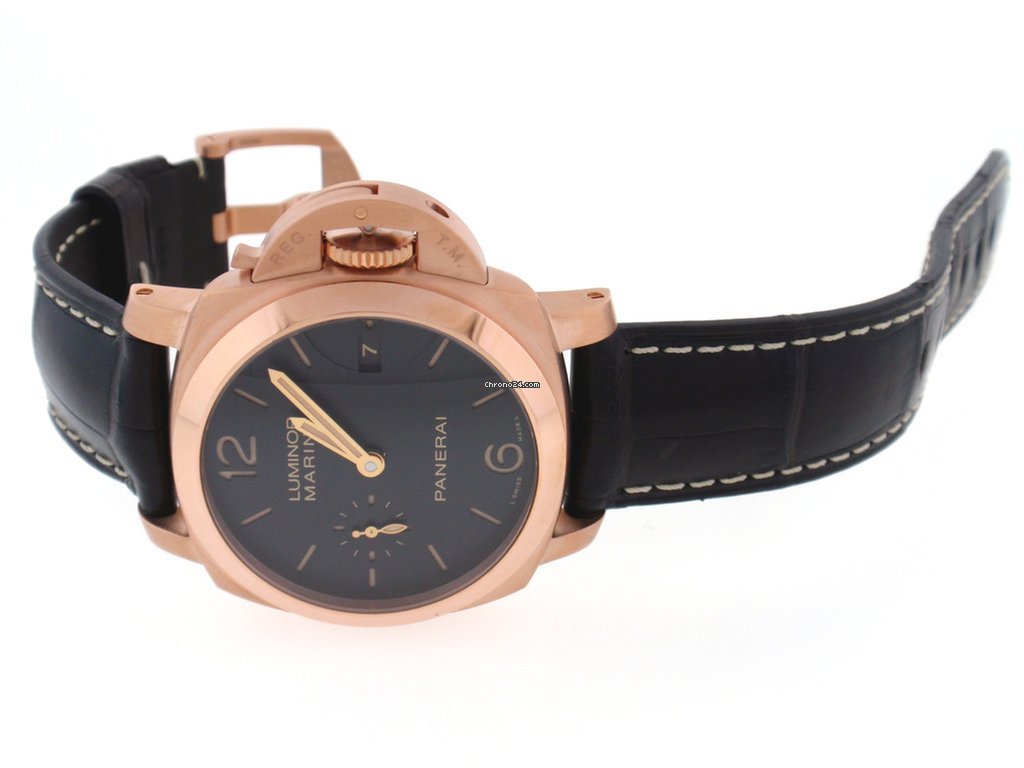 Panerai Luminor Marina 1950 3 Days Automatic Mens watch Unisex Automatic Rose gold PAM00393 5
