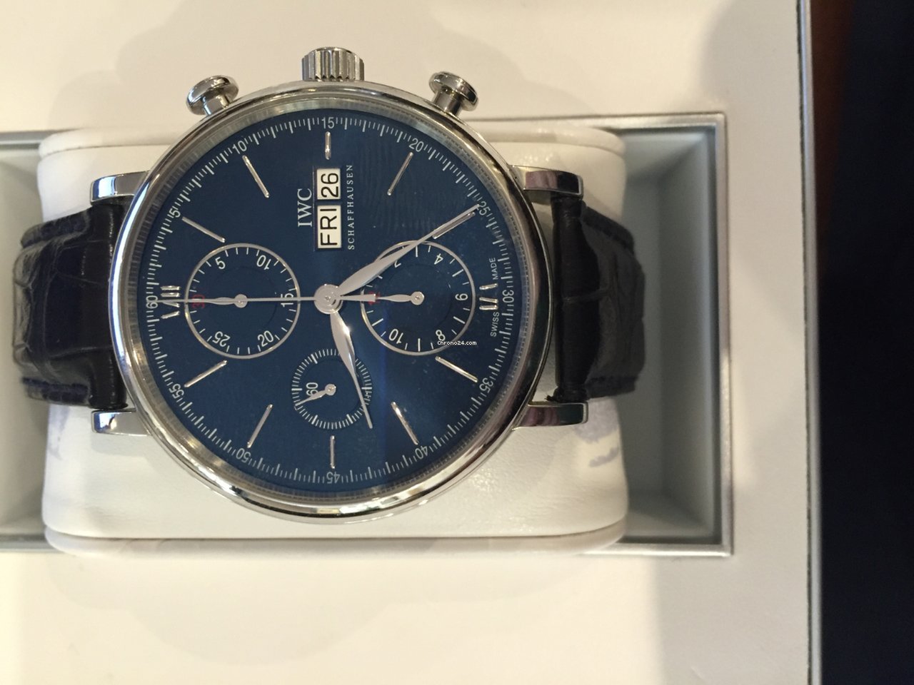 IWC Portofino Chronograph Mens watch Unisex Automatic Steel 3910 5