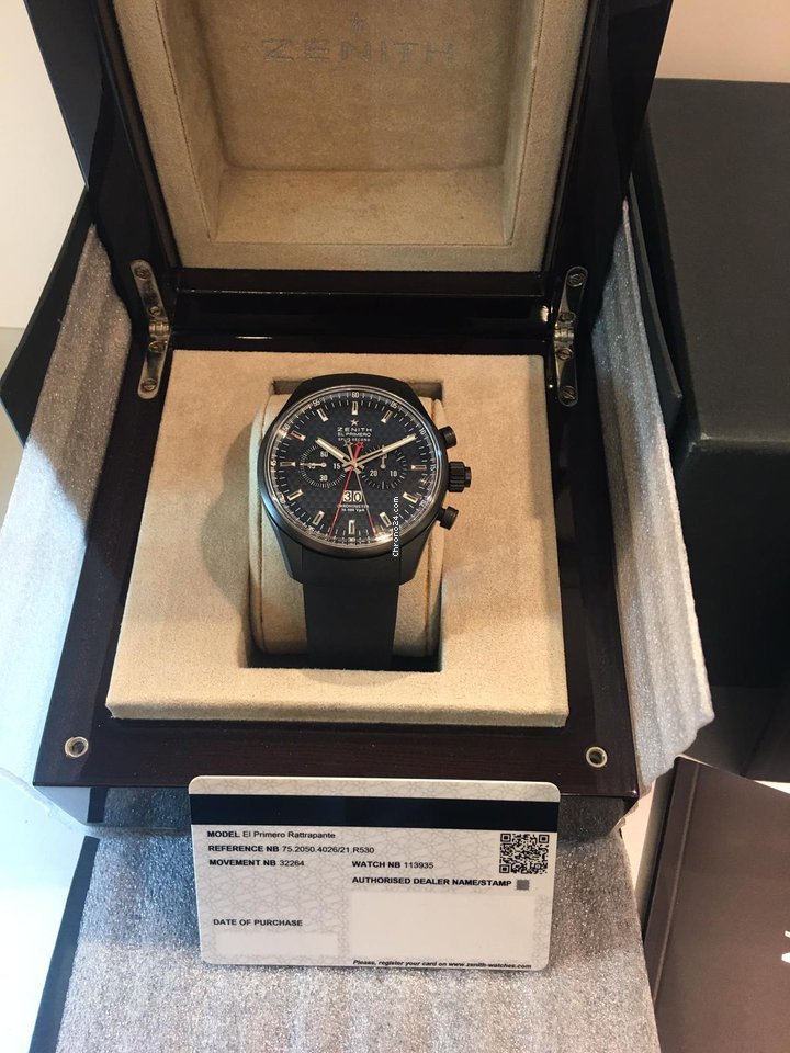Zenith El Primero Mens watch Unisex Automatic Steel 75.2050.4026 21.R530 5