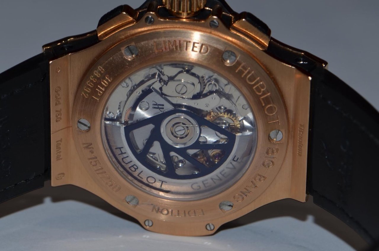 Hublot Big Bang Mens watch Unisex Automatic Rose gold 301.PT.130.RX 5