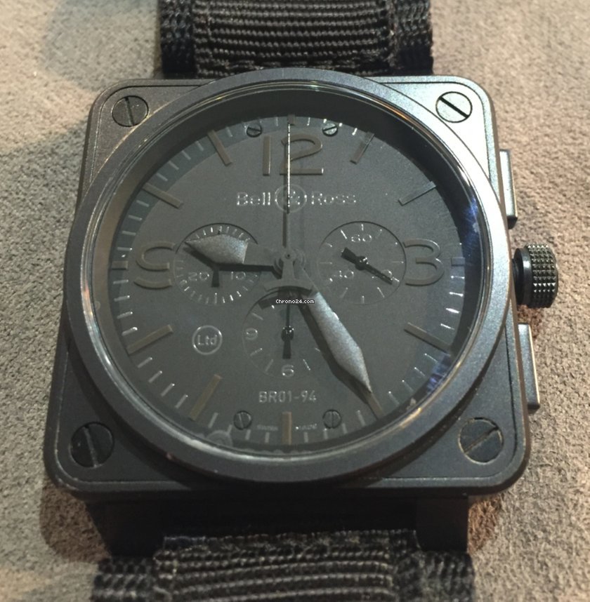 Bell & Ross BR 01-94 Chronographe Mens watch Unisex Automatic Steel BR 01-94 5