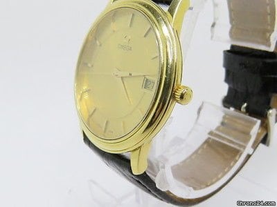 Omega Mens watch Unisex Quartz Yellow gold 46101102 5