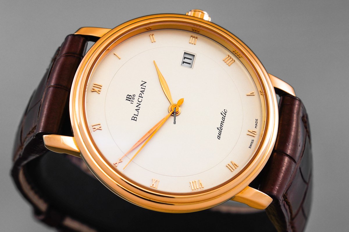 Blancpain Villeret Ultra-Slim Mens watch Unisex Automatic Rose gold 6223-3642-55 5