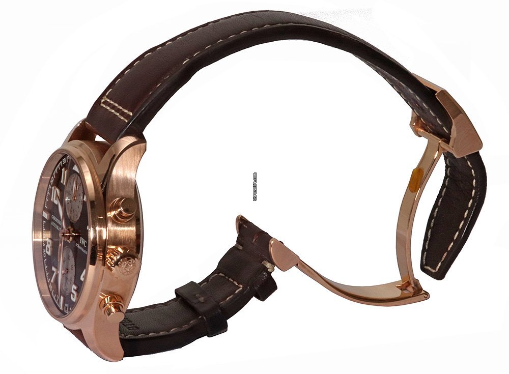 IWC Pilot Chronograph Mens watch Unisex Automatic Rose gold IW387805 5