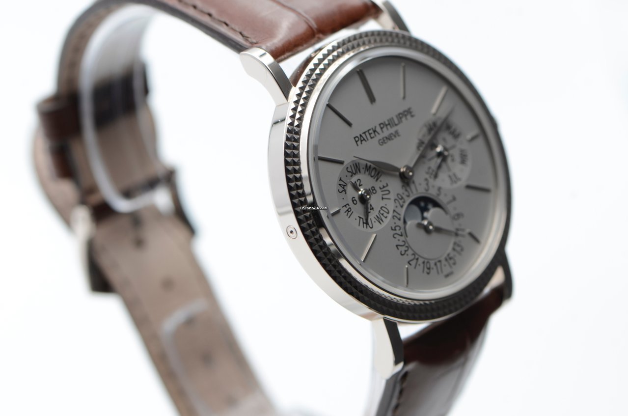 Patek Philippe Perpetual Calendar Mens watch Unisex Automatic White gold 5139G-001 5