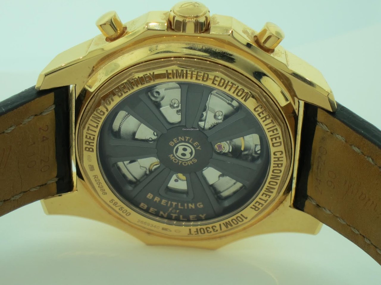Breitling Bentley Barnato Mens watch Unisex Automatic Rose gold R25366 5