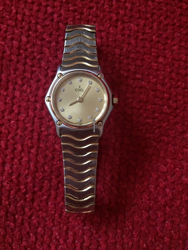 Ebel Sport Womens watch Quartz Gold Steel 166901 5