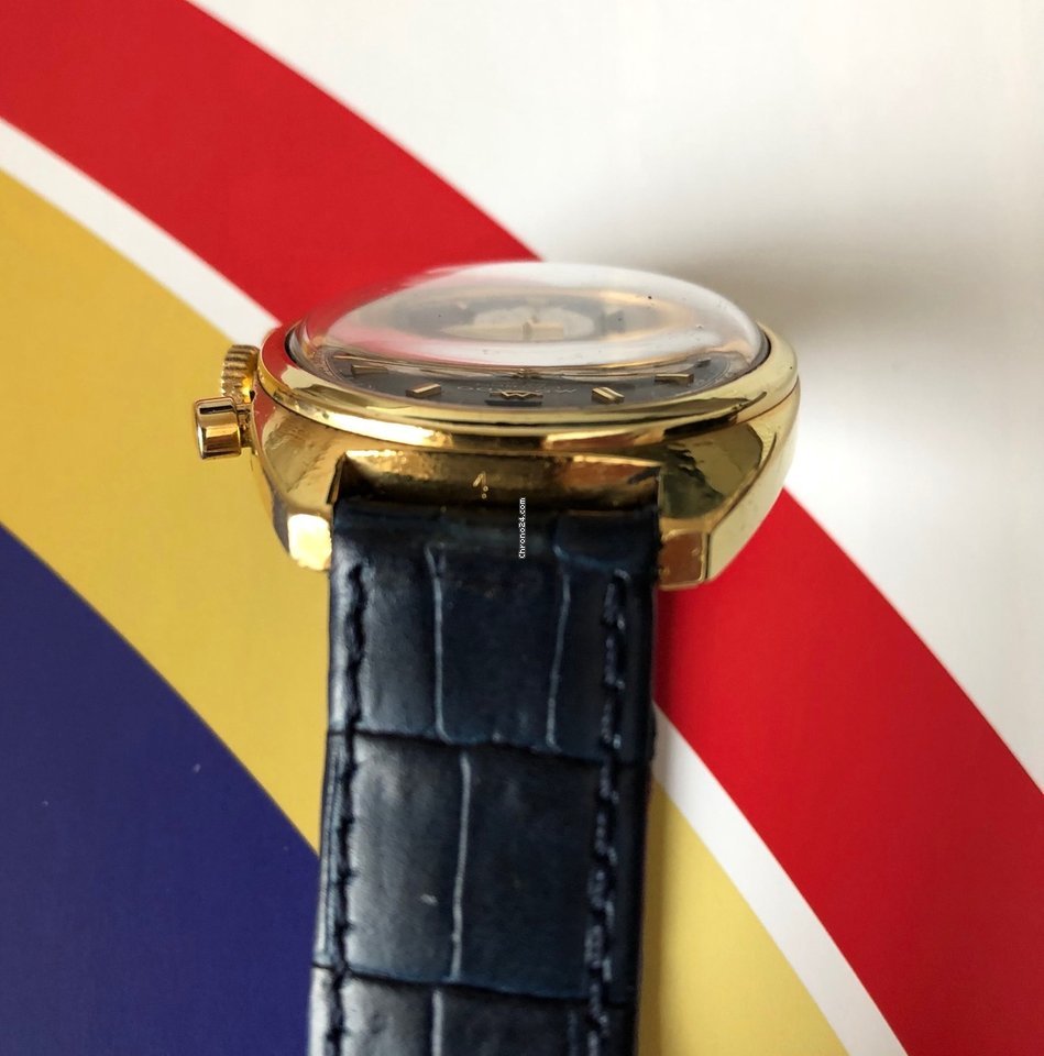 Movado Datron Mens watch Unisex Automatic Gold Steel HS 360 Sub Sea 5