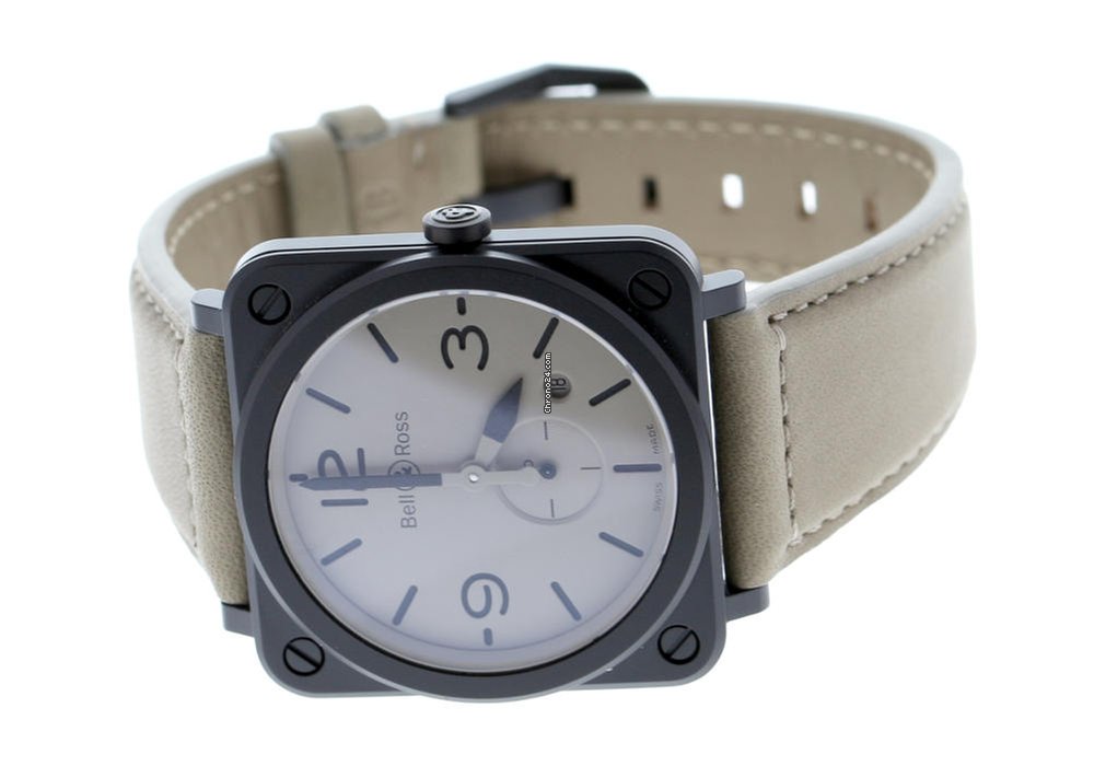 Bell & Ross BR S Mens watch Unisex Quartz Ceramic BRS-DESERT-CEM 5
