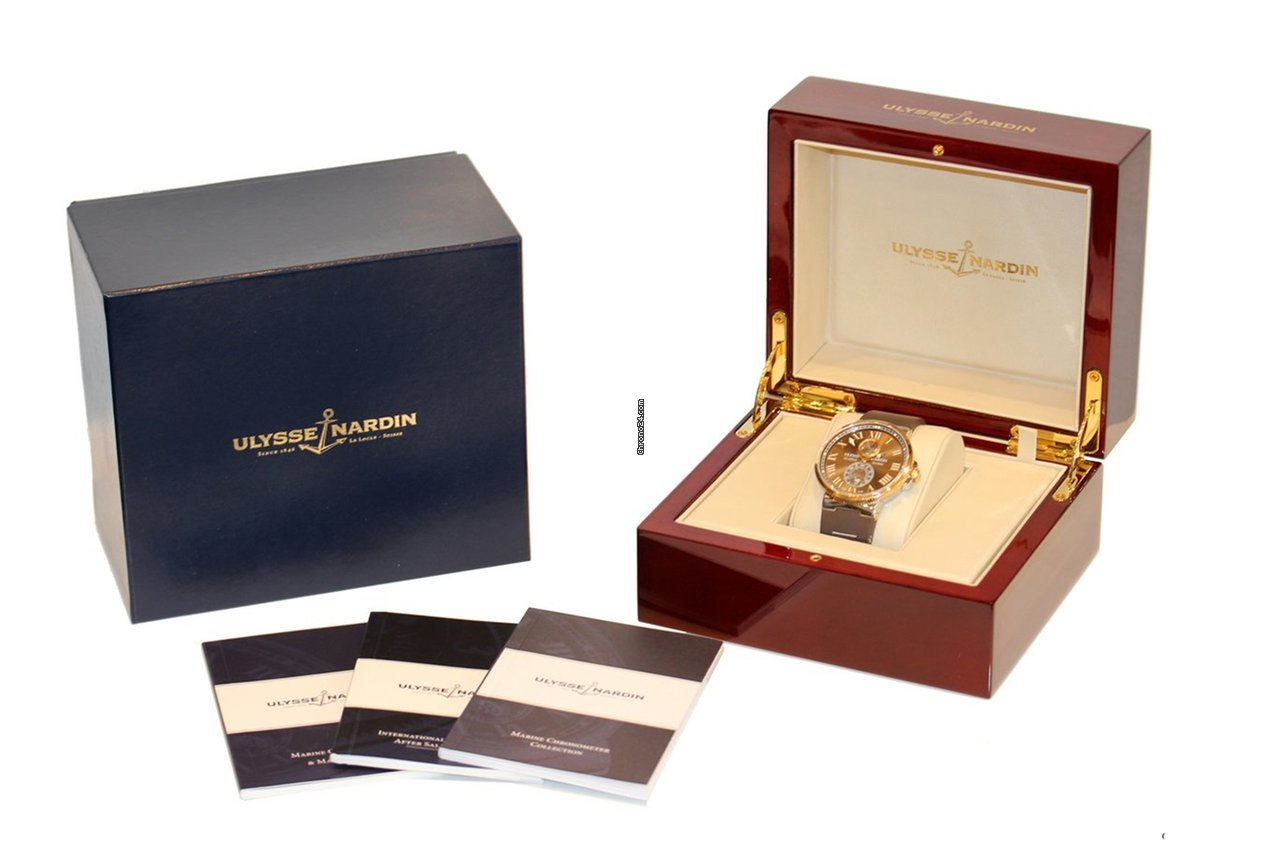 Ulysse Nardin Marine Chronometer 43mm Mens watch Unisex Automatic Gold Steel 265-67 5