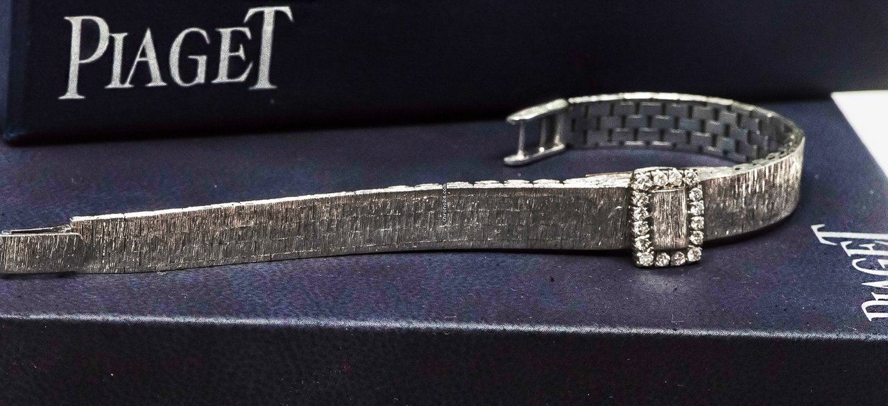 Piaget Womens watch Manual winding White gold 1960s Piaget Concealed Dial Diamond Set 18KT White Gold Ladi 5