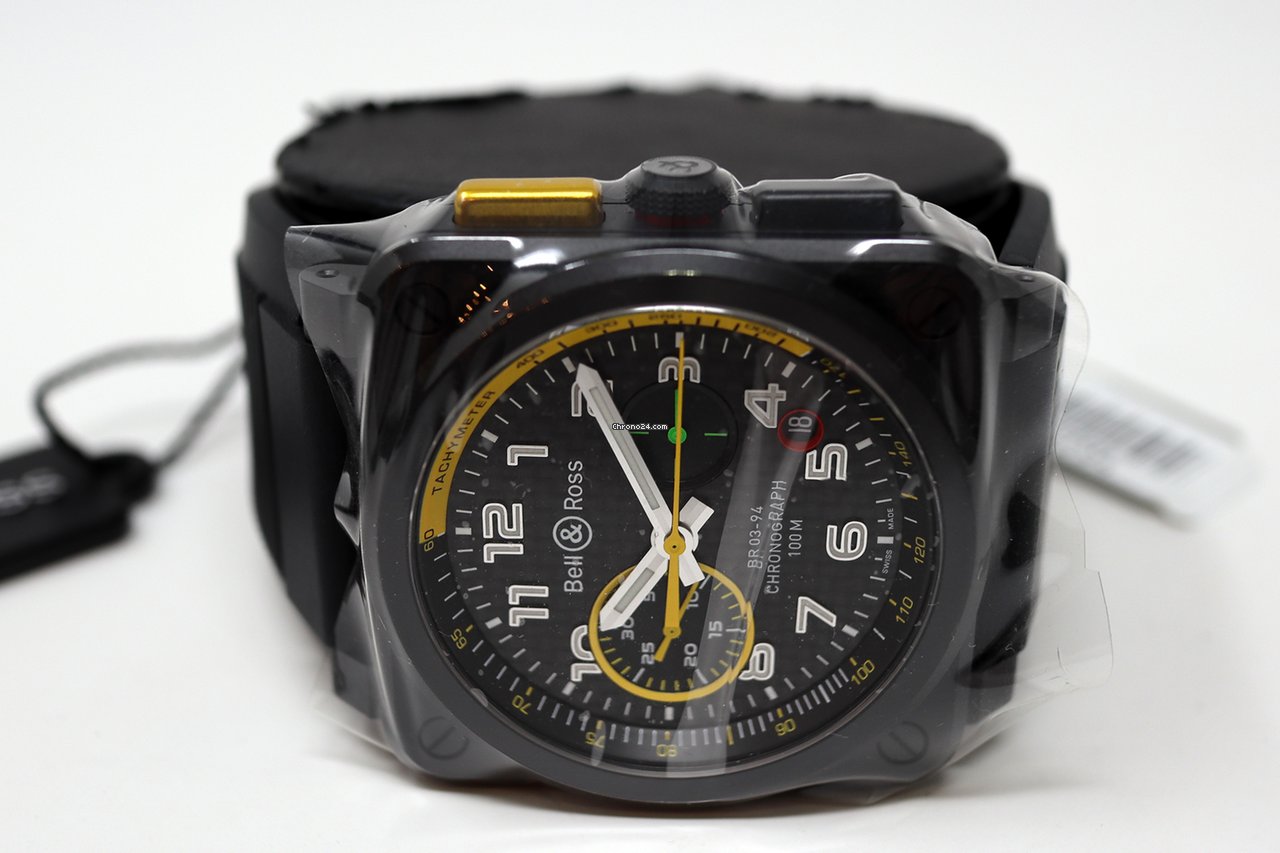 Bell & Ross BR 03-94 Chronographe Mens watch Unisex Automatic Ceramic BR 03-94 RS17 5