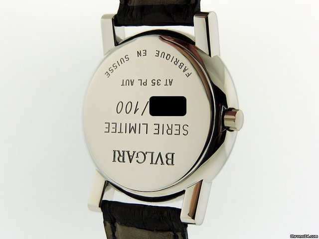 Bulgari Mens watch Unisex Automatic Platinum AT35PL AUT 5