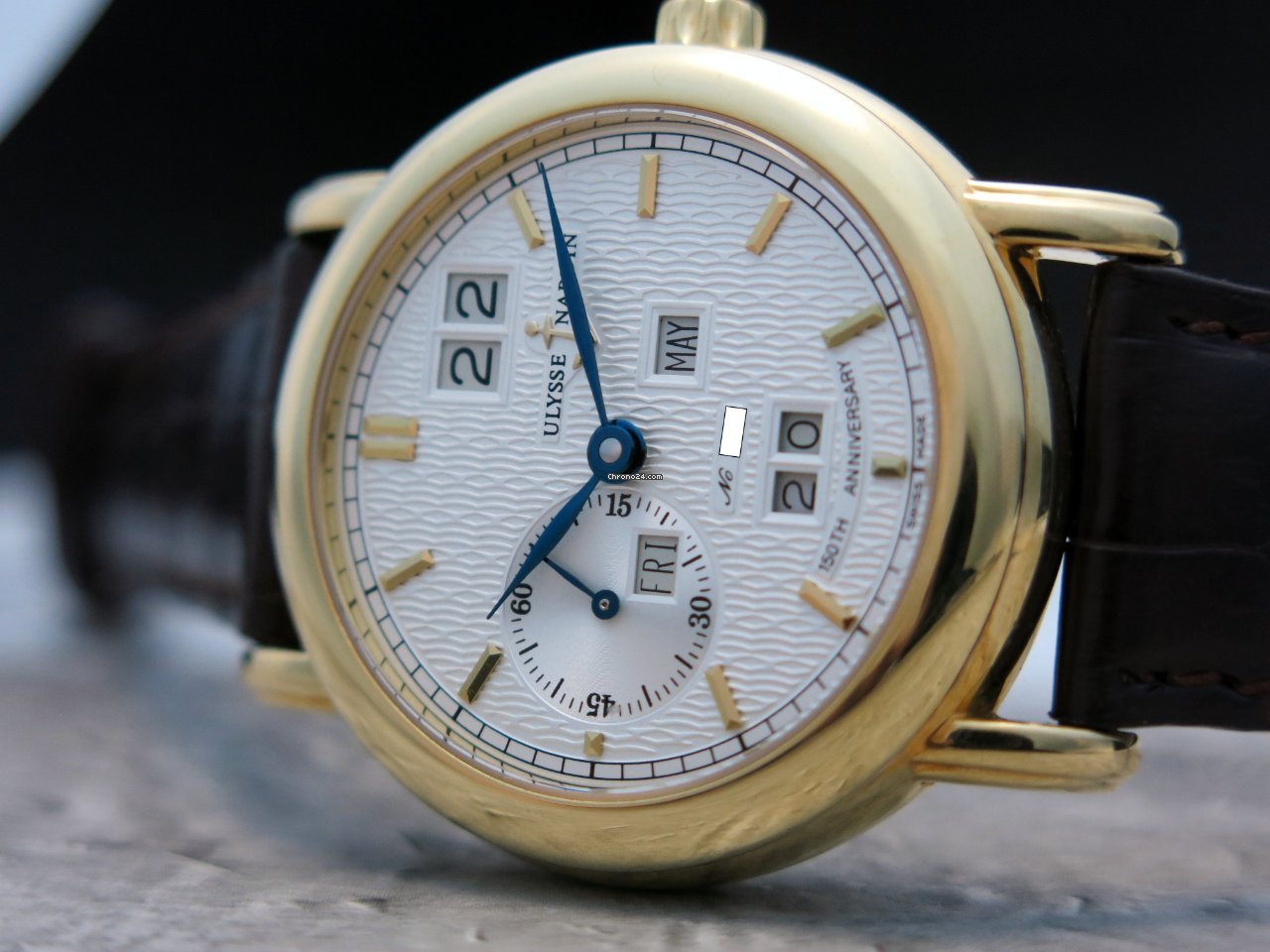 Ulysse Nardin Mens watch Unisex Automatic Yellow gold 311.22 5