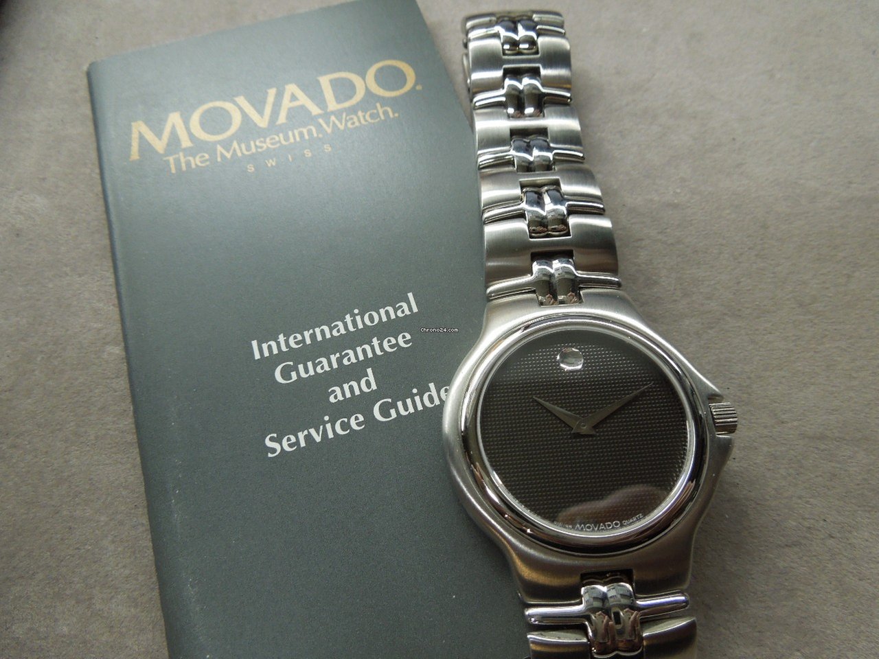 Movado Mens watch Unisex Quartz Steel Movado 84.E2.0887 5